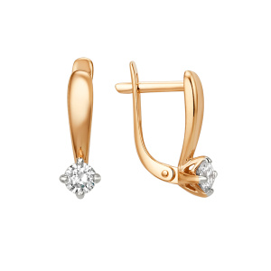 Серьги 009812-1102 (Au 585)