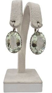 Серьги 3156с-нат АА+ (Ag 925)