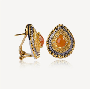 Серьги HYPE029CO (Ag 925)