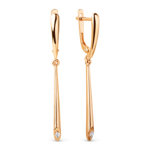 Серьги 028942-1102 (Au 585)