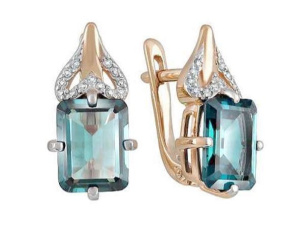 Серьги 05-637К-Т (Au 585)