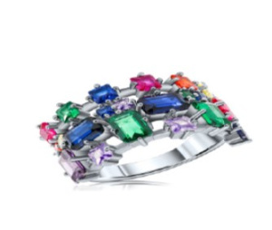 Кольцо DM4801-7CR (Ag 925)