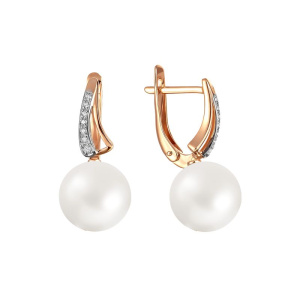 Серьги 290-1-1062Р (Au 585)