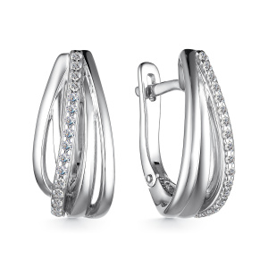 Серьги 02-3335/00КЦ-00 (Ag 925)