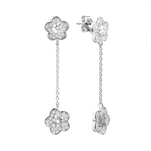 Пуссеты CZ-E05265-X-W-W-X-W (Ag 925)