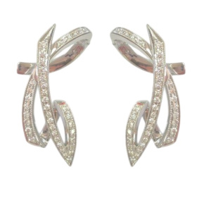 Серьги 020295-Б (Au 750)