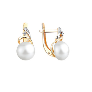 Серьги 290-1-1097Р (Au 585)