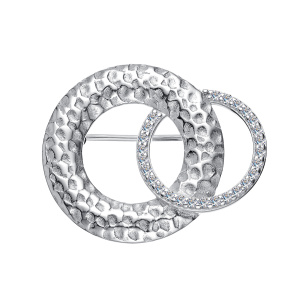 Брошь 04-3601/00КЦ-00 (Ag 925)
