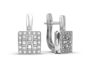 Серьги 02-12-01054-11-00 (Au 585)