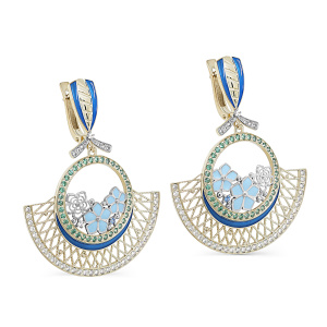 Серьги 12-347-0105 (Ag 925)