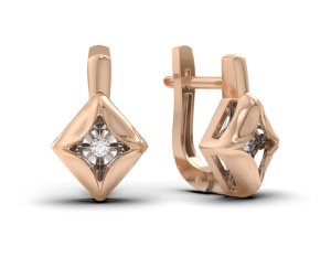 Серьги 02-11-51187-11-00 (Au 585)