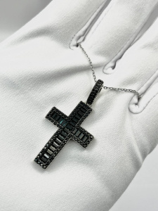 Колье ND584-1_TSP_SP_WG (Ag 925)