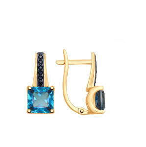 Серьги 725357 (Au 585)