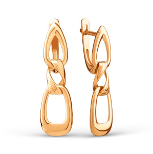 Серьги 904252-1000 (Au 585)