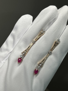 Серьги 2438366 (Au 585)