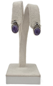 Серьги 245с-нат ААА+ (Ag 925)