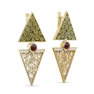 Серьги 12-371-3513 (Ag 925)