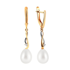 Серьги 290-1-1065Р (Au 585)