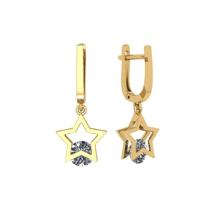 Серьги 2181401010 (Au 585)