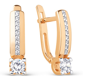 Серьги 903332-1102 (Au 585)