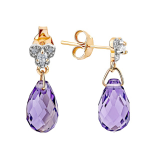 Пуссеты 260-1-1167Р-А (Au 585)