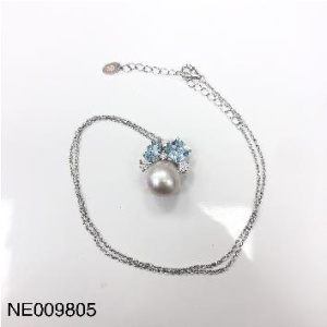 Колье NE009805-bl (Ag 925)
