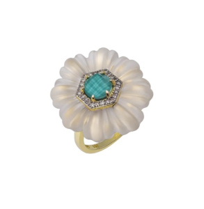 Кольцо FLOR020-2 (Ag 925)