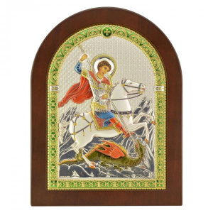 Икона GF0505/1D Георгий Победоносец (Ag 925)