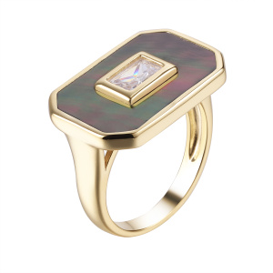 Кольцо PI-R03235-X-L-PNB-X-W (Ag 925)