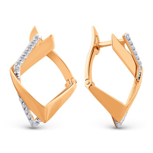 Серьги 034942-1102 (Au 585)