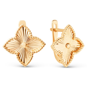 Серьги 023162-1010 (Au 585)