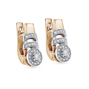 Серьги 12-01870-1000 (Au 585)