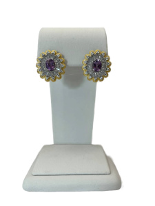 Серьги SAM766E-RdY (Ag 925)