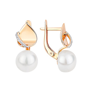 Серьги 290-1-1305Р (Au 585)