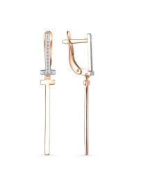 Серьги 2128703 (Au 585)