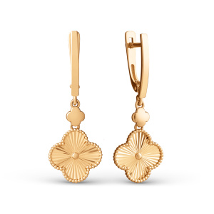 Серьги 034112-1010 (Au 585)