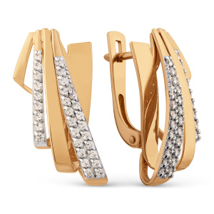 Серьги 033372-1102 (Au 585)