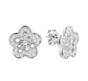 Пуссеты CZ-E05260-X-W-X-X-W (Ag 925)