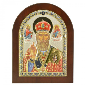 Икона GF0504/1D Н. Чудотворец (Ag 925)