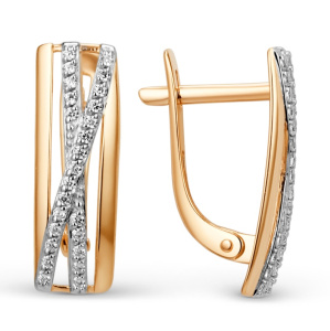 Серьги 015312-1102 (Au 585)