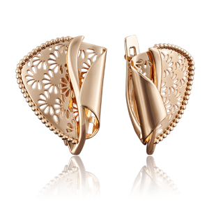 Серьги 02-3876-00-000-1110-65 (Au 585)