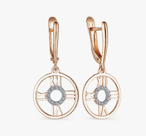 Серьги 2081803 (Au 585)