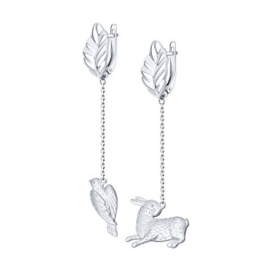 Серьги 94024321 (Ag 925)