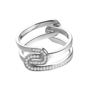Кольцо CZ-R05266-X-W-X-X-W (Ag 925)