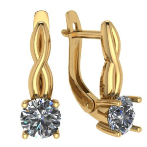 Серьги 2180831010 (Au 585)