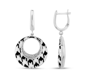 Серьги PPHE0017-CZ (Ag 925)