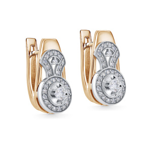 Серьги 12-01871-1000 (Au 585)